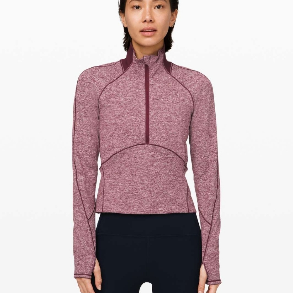 NWOT Lululemon Always Alert 1/2 Zip Running Jacket